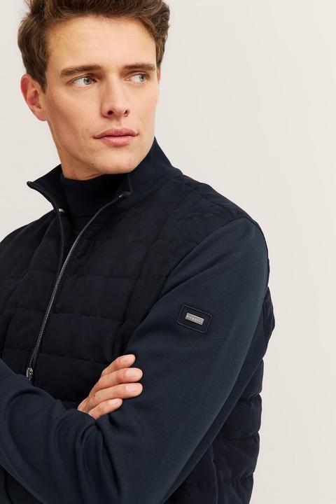 Produktbild Bugatti Sweatjack voor heren, 390-marine, M (M)