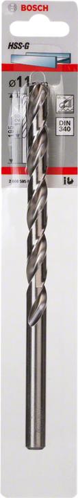 Produktbild Bosch Professional Zubehör Metallbohrer HSS-G, DIN 340, 11 x 128 x 195 mm, 1er-Pack (11 mm)