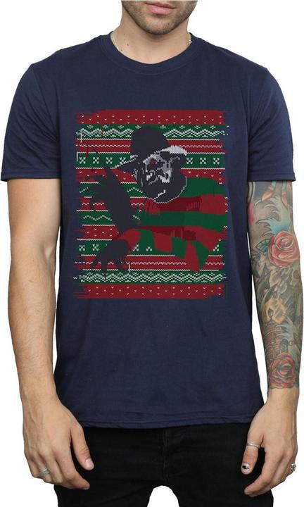Produktbild Absolute Cult Christmas Fair Isle TShirt (M)