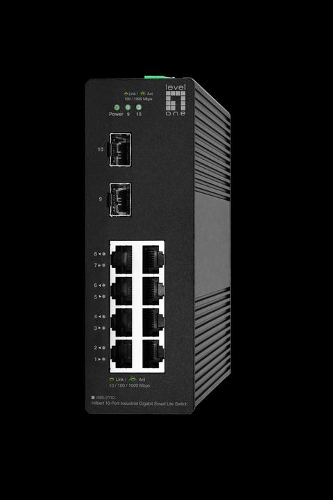 Immagine prodotto LevelOne Switch 10x GE IGS-2110 2xSFP, 8xRJ45 porte bw (10 porte)