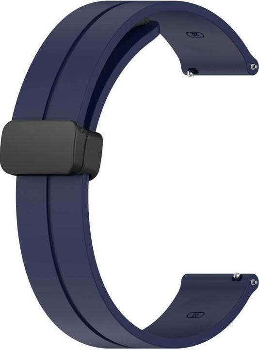 Produktbild Cover-Discount Silikon Ersatzarmband 20mm dunkelblau (20 mm, Silikon)