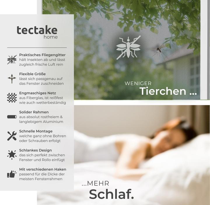 Produktbild tectake Fliegengitter (130 x 150 cm)