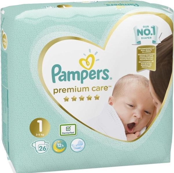Actual product image Pampers Premium Care (Size 1, Pack, 26 pcs.)