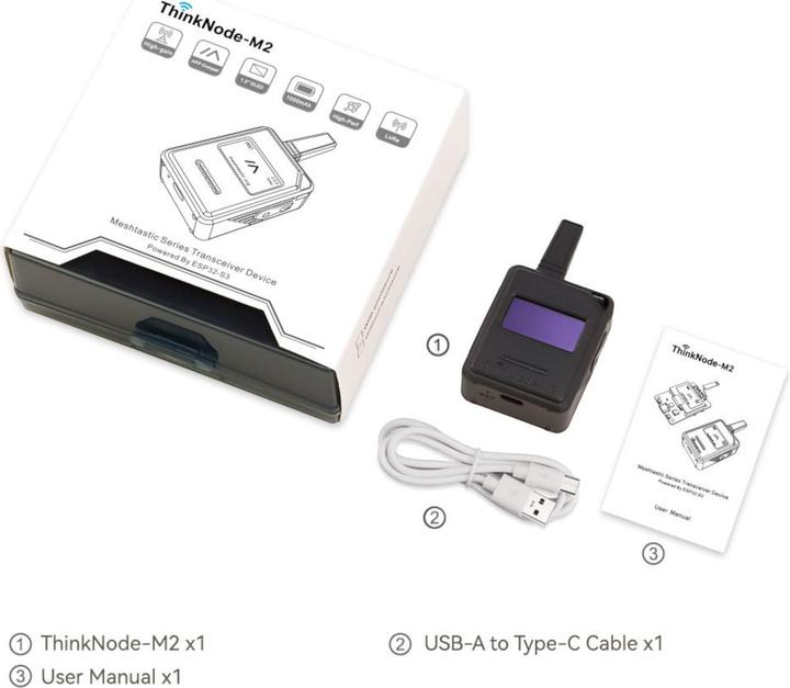 Produktbild Elecrow ThinkNode M2 Meshtastic mit OLED Display