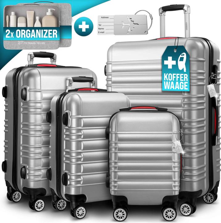 Monzana Hard case with accessories set of 4