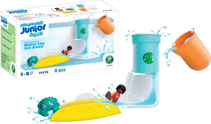 Actual product image Playmobil JUNIOR AQUA: Waterfall tank with slide (71775, Playmobil Junior)