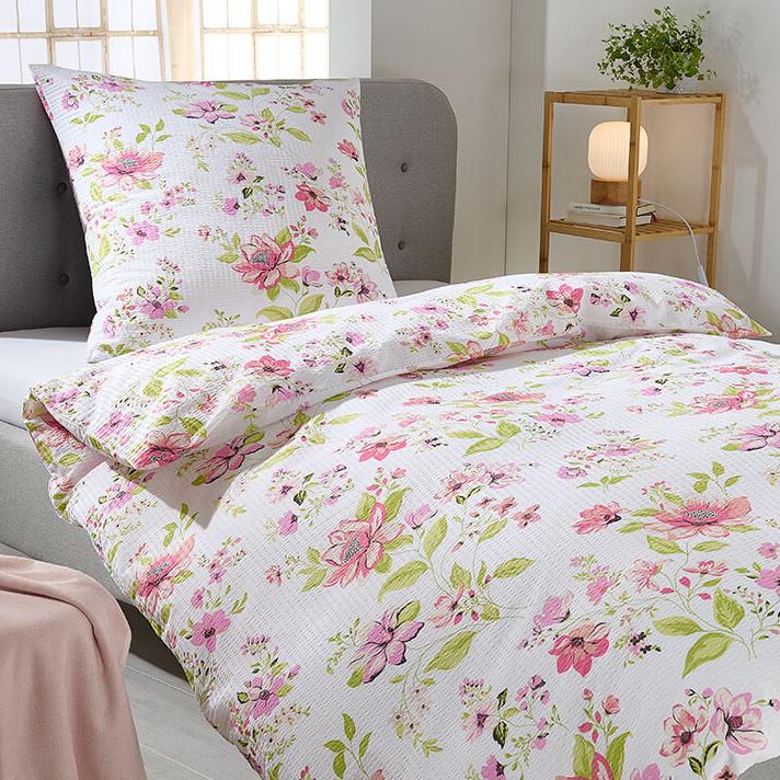 Actual product image Traumschlaf Fleur (Bedding set, 160x210 cm + 65x100 cm)