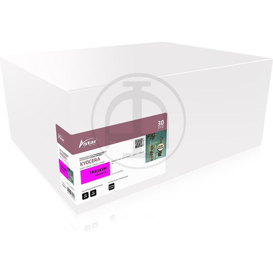 Astar, Toner, Kyocera Tonerkit TK-8345M mag. 12K inkl. Chip