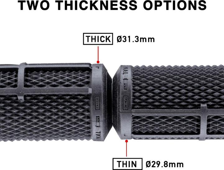 Image du produit DMR Poignée Brendog Death Grip 2 Lock-On, Race, 133/31.3mm, noir