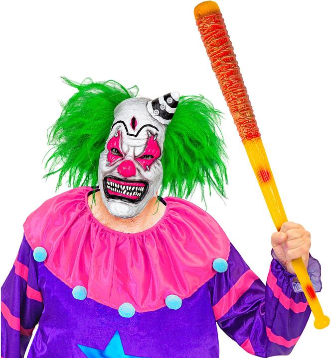 Actual product image Widmann Killer clown baseball bat with barbed wire 80cm