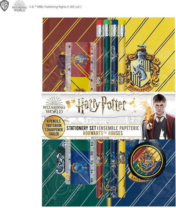 Produktbild Cinereplicas Harry Potter - Hogwarts Häuser Schreibset