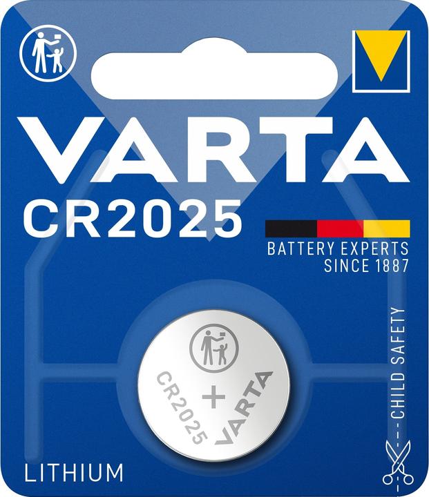 Produktbild Varta Electronics CR2025 (1 Stk., CR2025, 157 mAh)