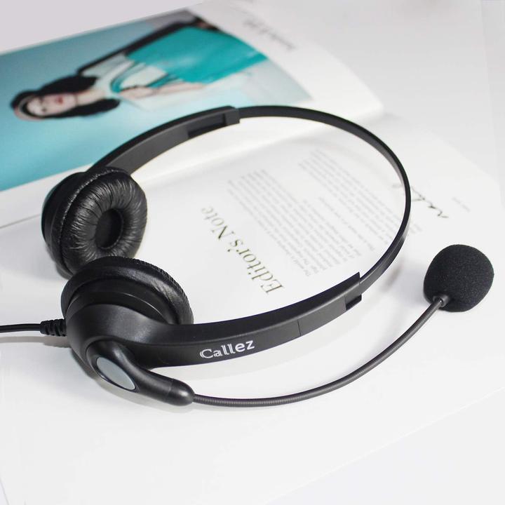 Actual product image Callez USB Headset with Microphone (Black) (Cable, USB-A, Skype)