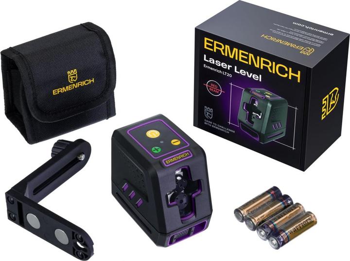 Actual product image Ermenrich LT20 Laserniveau violett