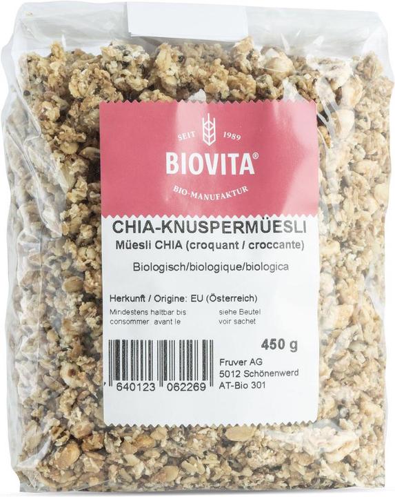 Produktbild Biovita Chia Knuspermüesli (450 g)