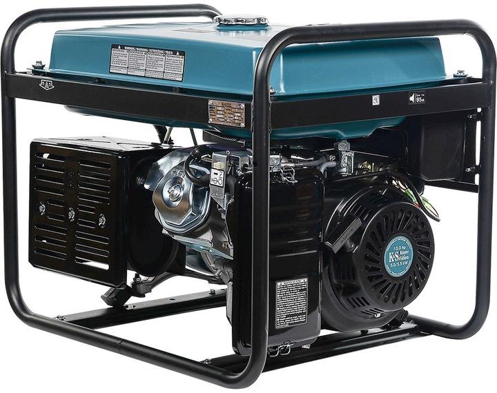 Actual product image Könner & Söhnen PETROL GENERATOR 5.0kW 230/400V ELECTRIC START AVR VST KS7000E-1/3 (5000 W, 1.10 l)