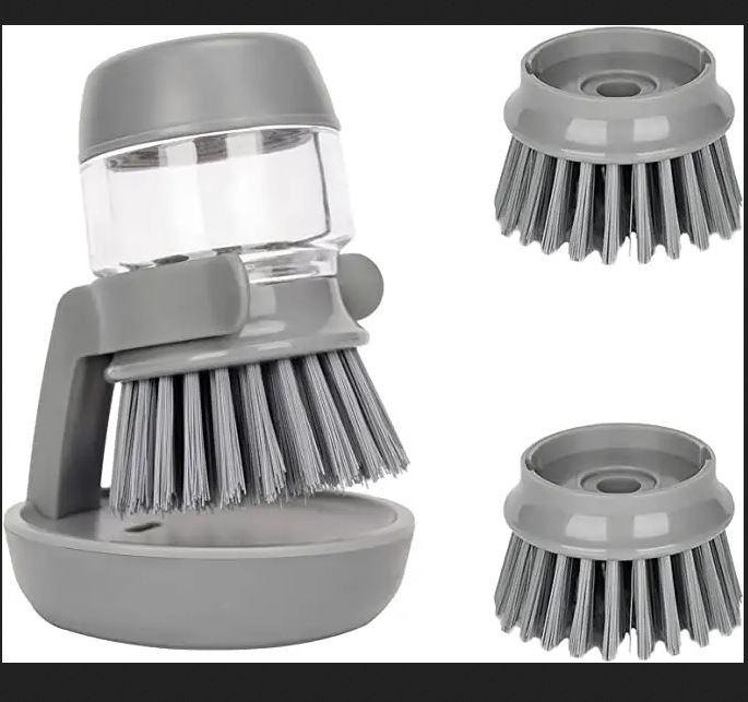 Actual product image PhoneLook Mini dishwashing brush with soap dispenser and holder (1 pcs.)