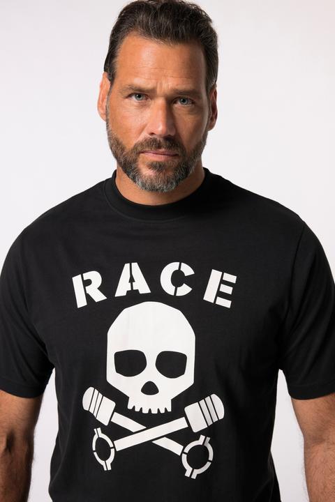 Actual product image JP1880 JP 1880 T-shirt, short sleeve, chest print, up to 8 XL (4XL)