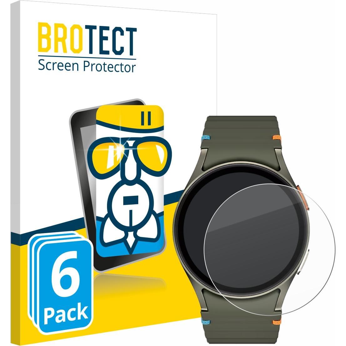 BROTECT Schutzglas Schutzfolie Glas Folie Displayschutz klar, Smartwatch Schutzfolie, Transparent