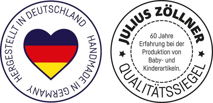 Immagine prodotto Julius Zöllner Baby-Sommerschlafsack Musselin Denim Gr. 80 (80 cm, 0,5 TOG, Estate)