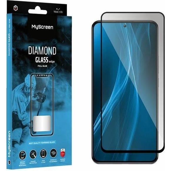 MyScreen Protector MS Diamond Glass Edge FG Oppo A98 5G czarny/nero Piena colla (1 pz., Oppo A98), Pellicola protettiva smartphone, Nero