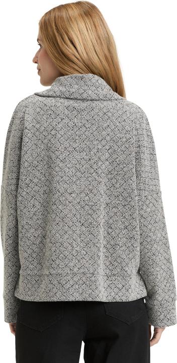 Produktbild Tom Tailor Loose Fit Sweatjacke mit Stehkragen (M, S)