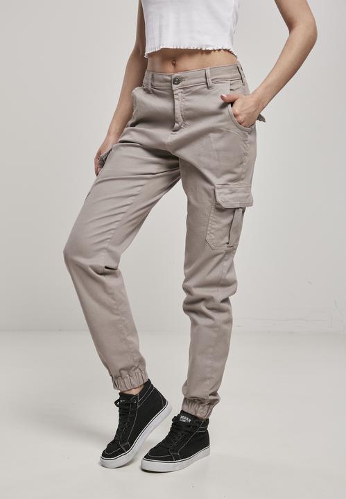 Actual product image Urban Classics Ladies High Waist Cargo Pants (30)