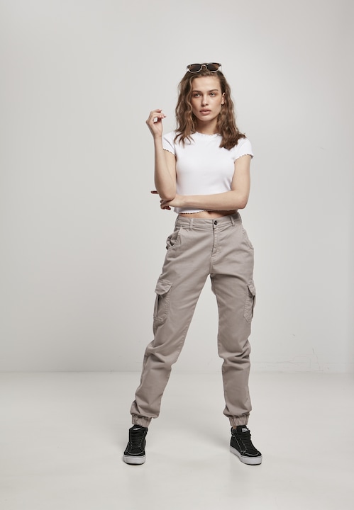 Produktbild Urban Classics Ladies High Waist Cargo Pants (31)