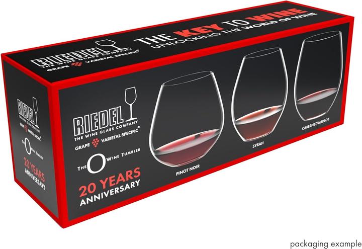 Produktbild Riedel Serie O Set THE KEY TO WINE mit 3 Rotwein-Tumblern (69 cl, 3 Gläser, Rotweingläser)