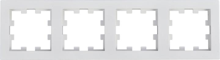 Immagine prodotto Panasonic WDTF00042WHEU1 Telaio di copertura Karre Plus 55, 4 prese bianco