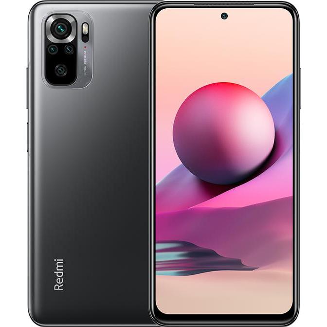 Xiaomi Note 10S (128 GB, Onyx Gray, 6.43", Dual SIM, 64 Mpx, 4G), Smartphone, Grau
