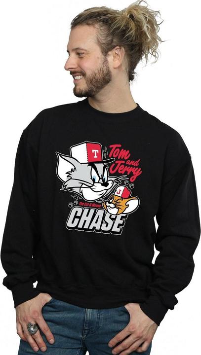 Immagine prodotto Tom & Jerry Cat & Mouse Chase Felpa Uomo (L)