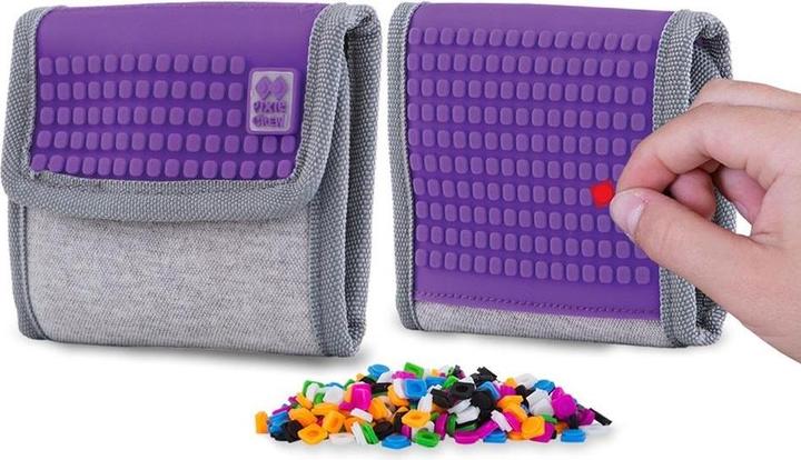 Produktbild Klettverschluss-Geldbörse mit violettem Panel