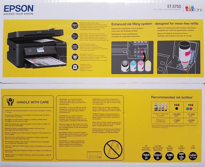 Produktbild Epson ET-3750 EcoTank (Tintentank, Farbe)
