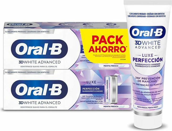 Oral-B 3D Luxe Perfection Oral Care Pack 75 - Pack of 2 (75 ml)