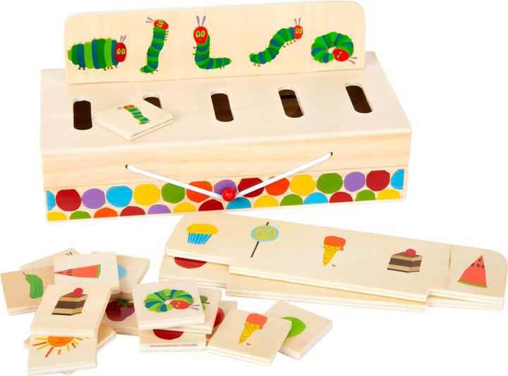 Actual product image small foot Caterpillar Nimmersatt picture sorting box