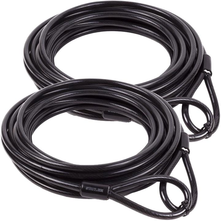 Stahlex 2er-Set Stahlseil, wetterfest, 10m (10 m)