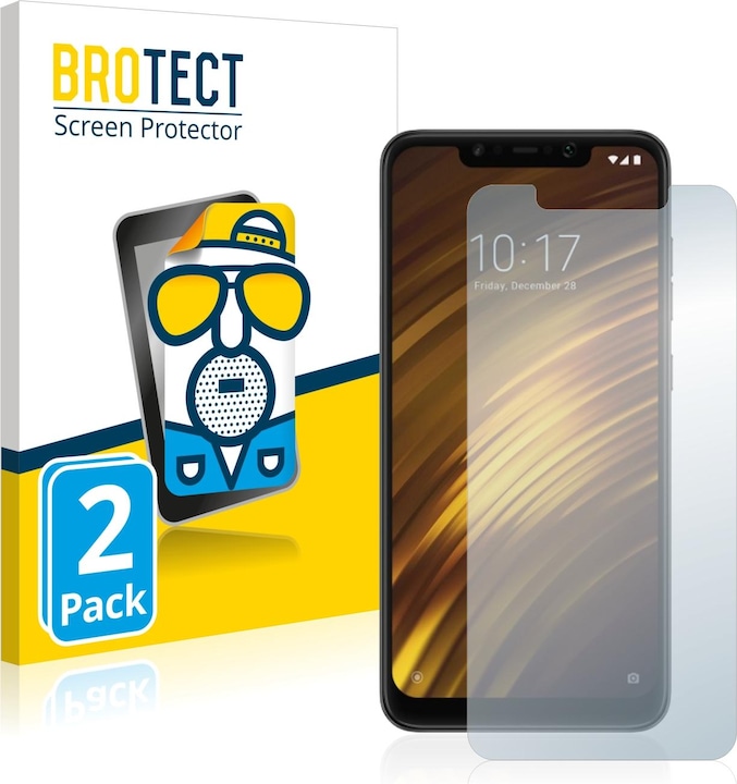 Produktbild BROTECT Entspiegelungs-Schutzfolie Displayschutz Matt (2 Stück, Xiaomi Pocophone F1)