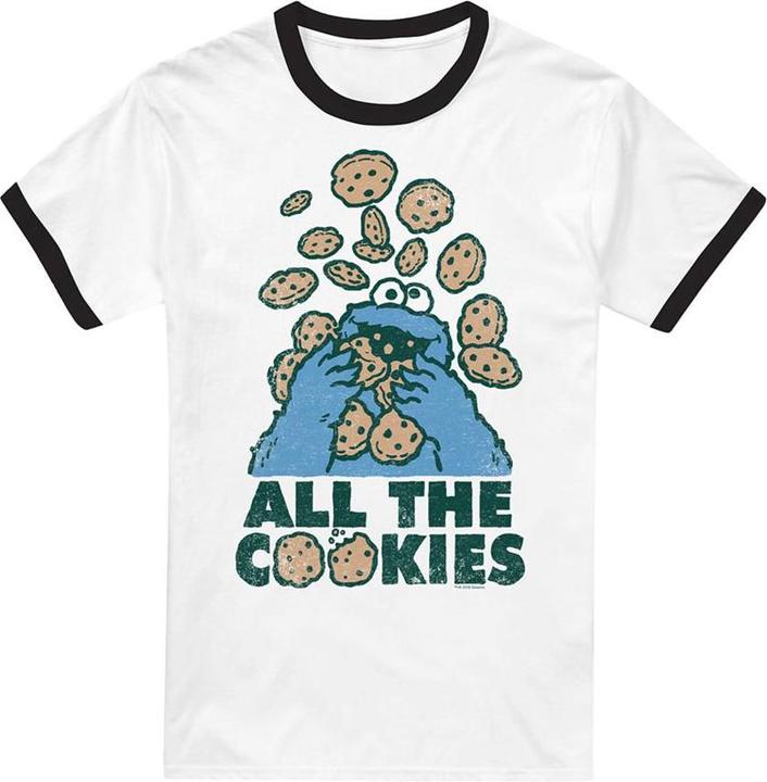 Produktbild All The Cookies RingerStil TShirt (S)