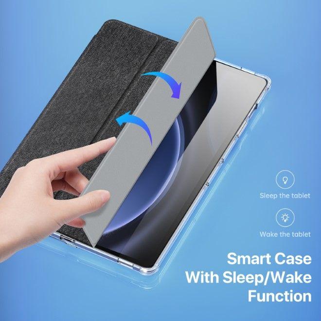 Produktbild Dux Ducis Unid Series Leder Bookcover Hülle (Galaxy Tab S9 FE, Galaxy Tab S9)