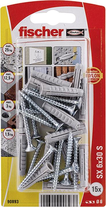 Actual product image Fischer SX expansion dowel (15 pcs.)