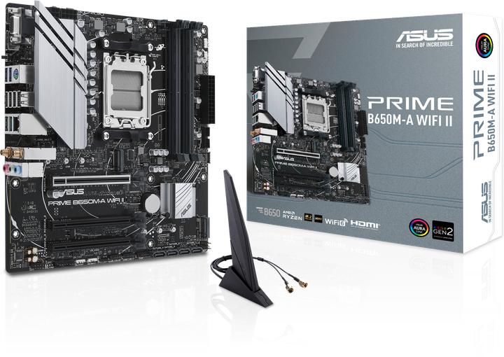 Productafbeelding ASUS PRIME B650M-A WIFI II (AM5, AMD B650, mATX)