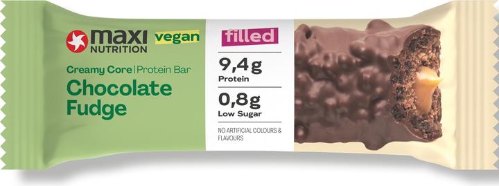 Image du produit Maxi Nutrition Vegan Creamy Core Bar de protéines (12 x 45G) (Chocolat, 12 pcs, 540 g)