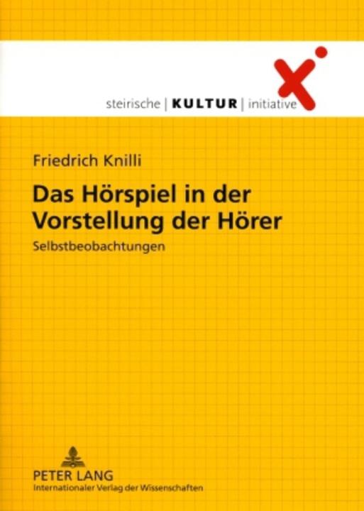 Produktbild Das Hörspiel in der Vorstellung der Hörer (Deutsch, Friedrich Knilli, 2008)