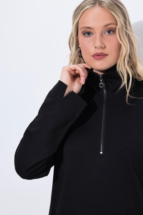 Produktbild Ulla Popken Kleid, Troyerkragen, Langarm, Taschen (50, 52)