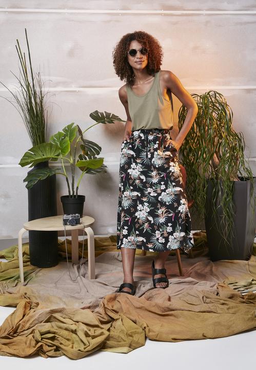 Image du produit Urban Classics Jupe midi en viscose pour femmes (XL)