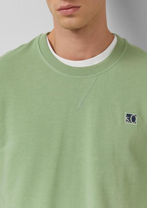 Produktbild s.Oliver Sweatshirt Sweatshirt aus Baumwollmix mit Crew Neck (S)