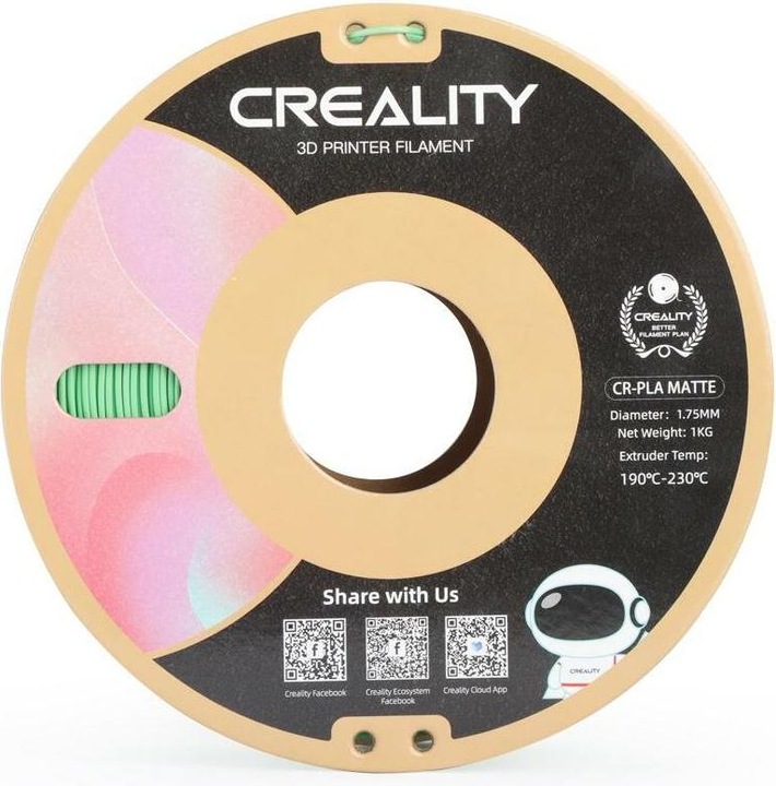 Produktbild Creality Filament PLA (PLA, 1.75 mm, 1000 g, Grün)
