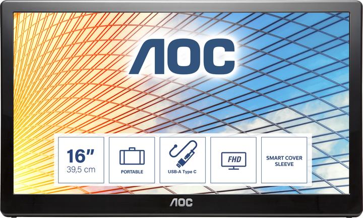 Image du produit AOC E1659FWU (1366 x 768 pixels, 15.60")