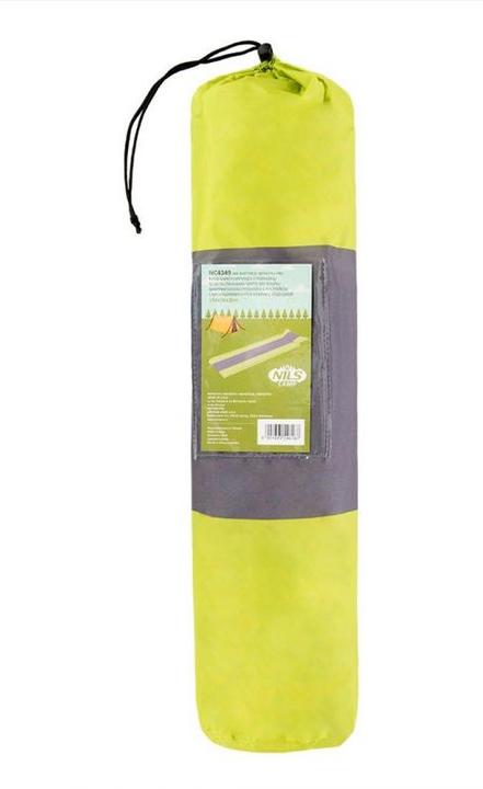 Actual product image Nils Camp Self-inflating mattress with cushion NC4349, green-gray